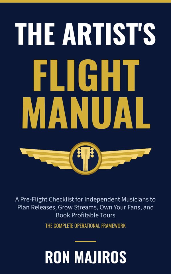 Book cover: The Artist's Flight Manual by Ron Majiros